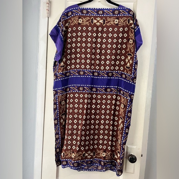 Chloe Silk Midi Handkerchief Dress Y2K 40 - Picture 6 of 10